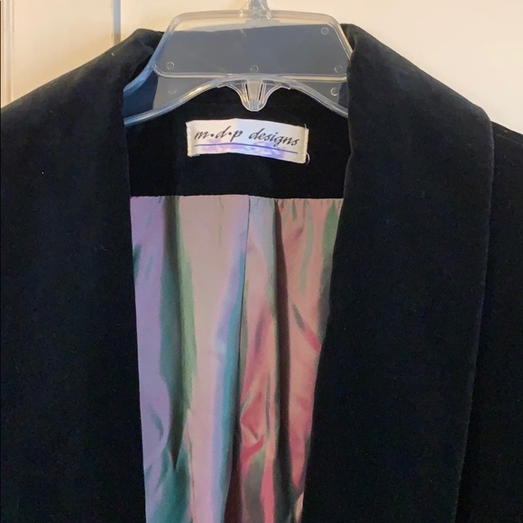 Black velvet coat ready for ballroom! - Picture 2 of 7